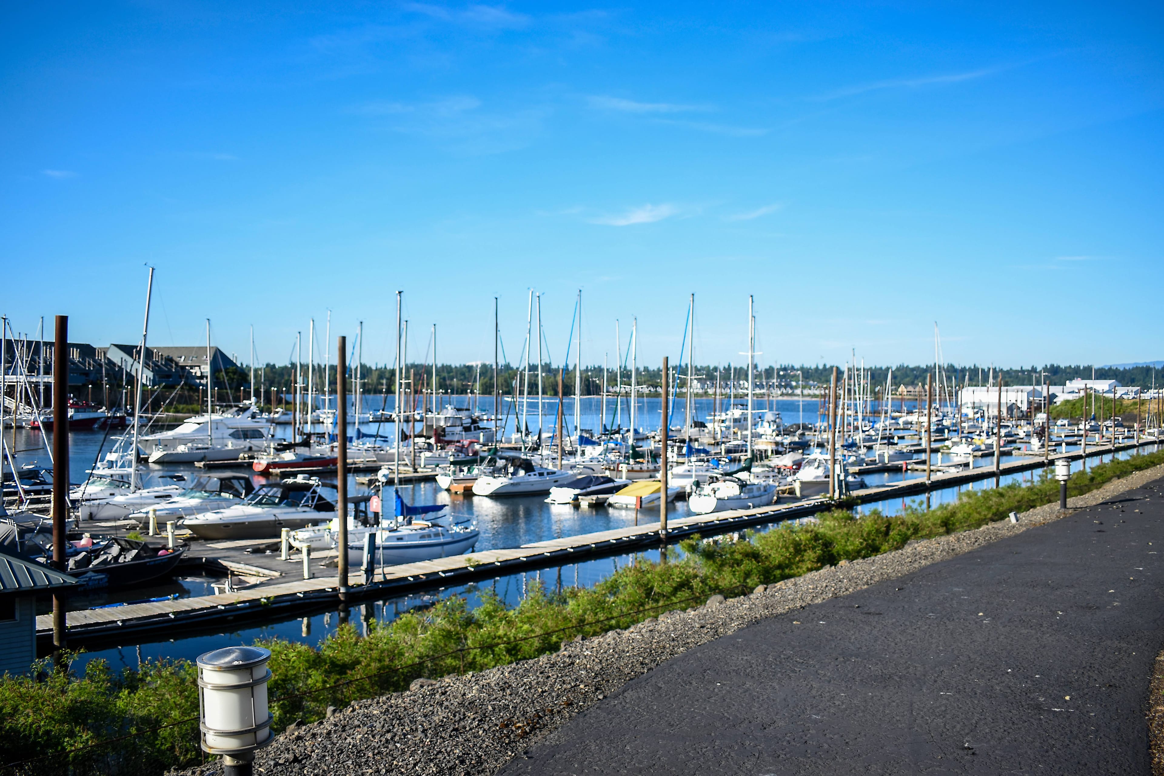 View of Hayden Bay from the walking path